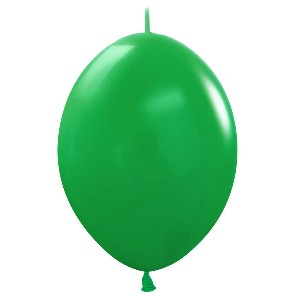 SEMPERTEX 6" Link-o-loon Deluxe Shamrock Green 50ct